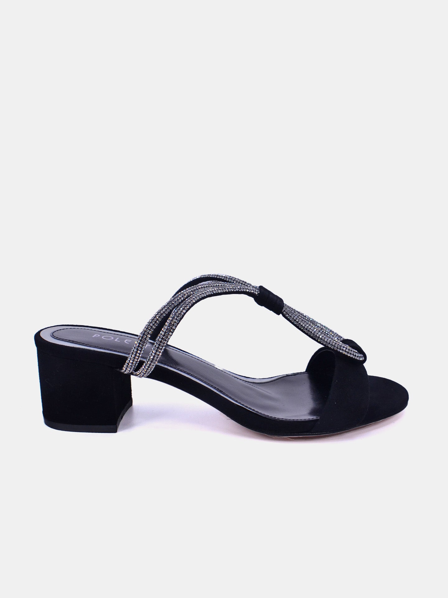 Poletto 169225 Women's Heeled Sandals #color_Black