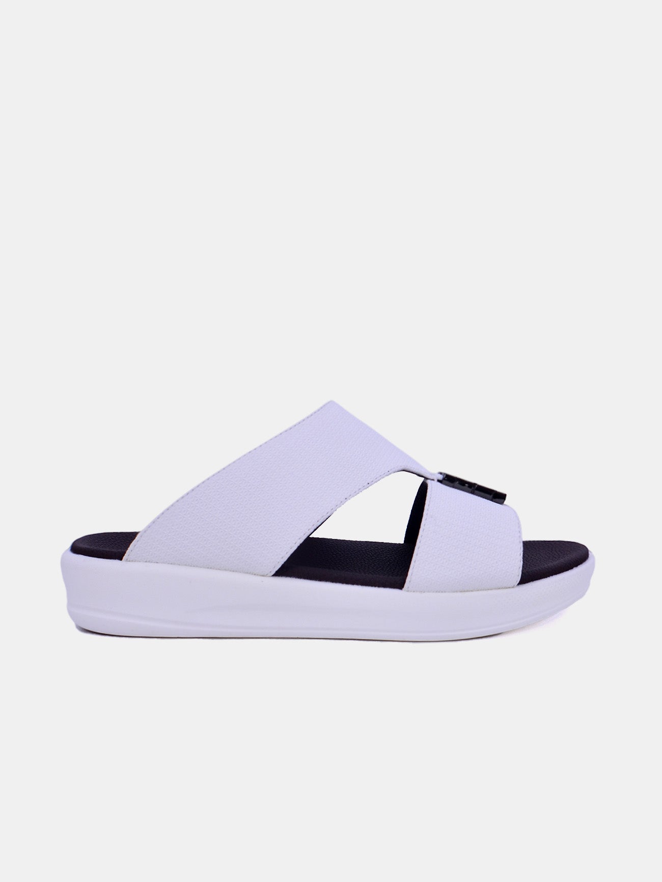 Barjeel Uno M 123 Men's Arabic Sandals #color_white