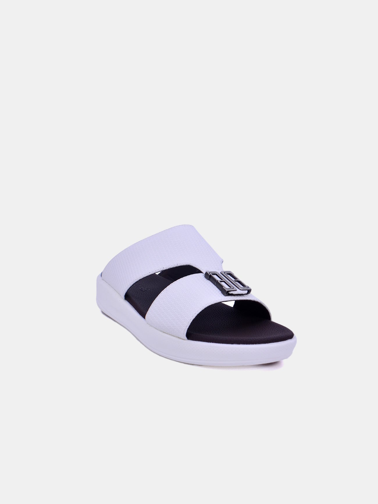Barjeel Uno M 123 Men's Arabic Sandals #color_white