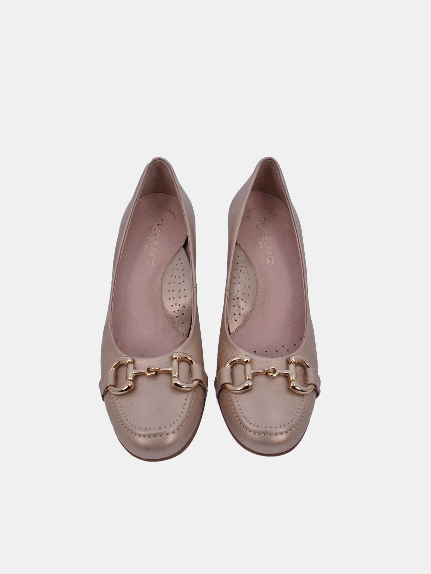 DFC Relax H-61003 Women's Heeled Shoes #color_Gold