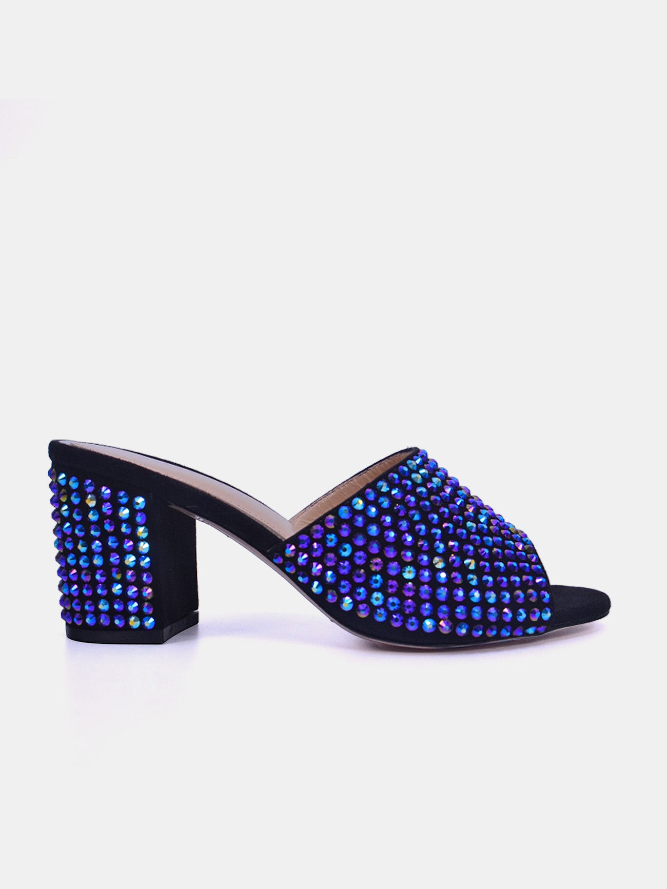 Poletto 191817 Women's Heeled Sandals #color_Black