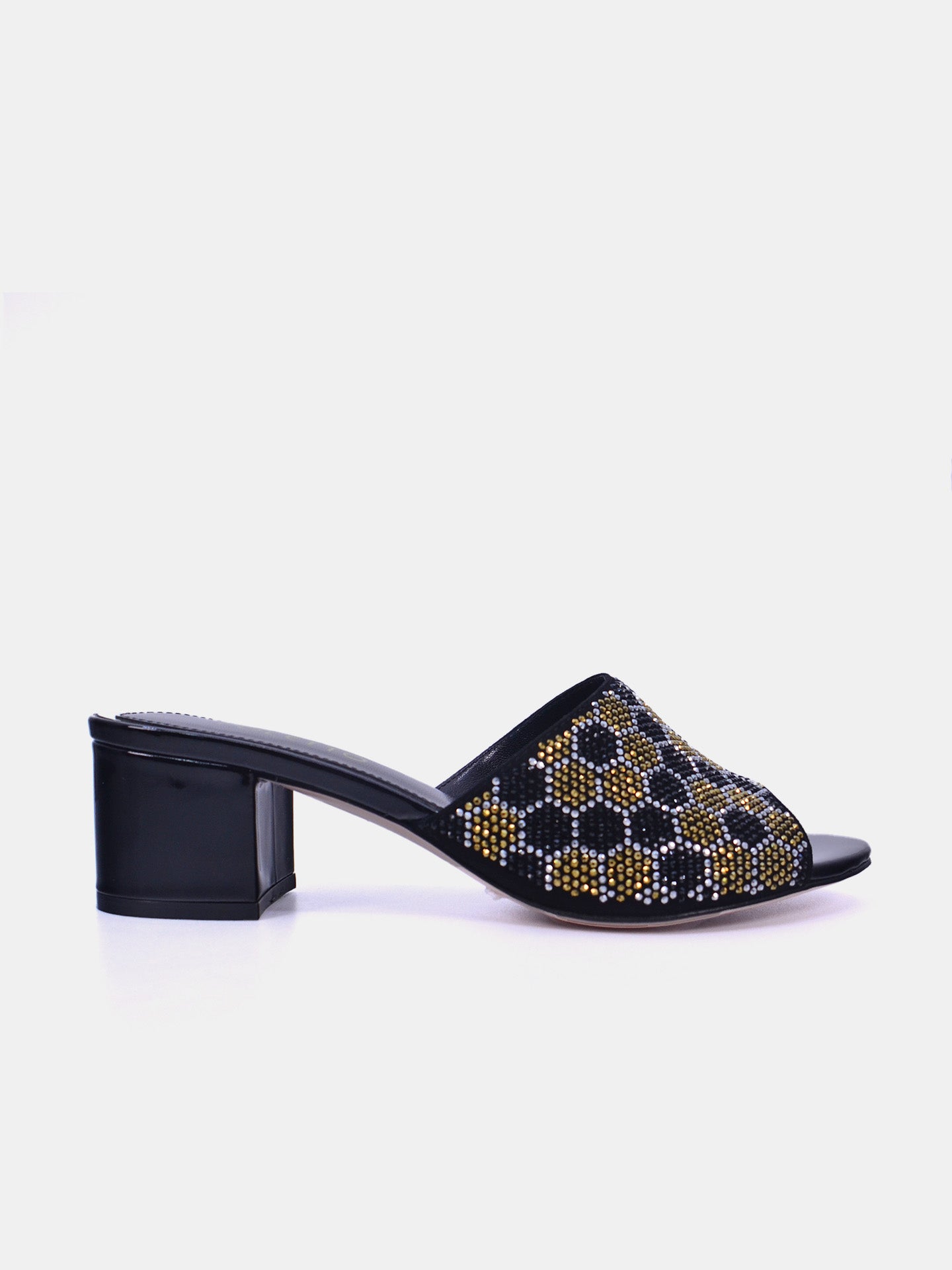 Poletto 169157 Women's Heeled Sandals #color_Black