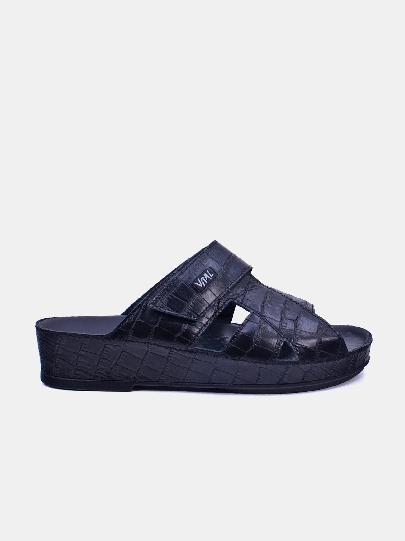 Vital 74004S Men's Slider Sandals #color_Black