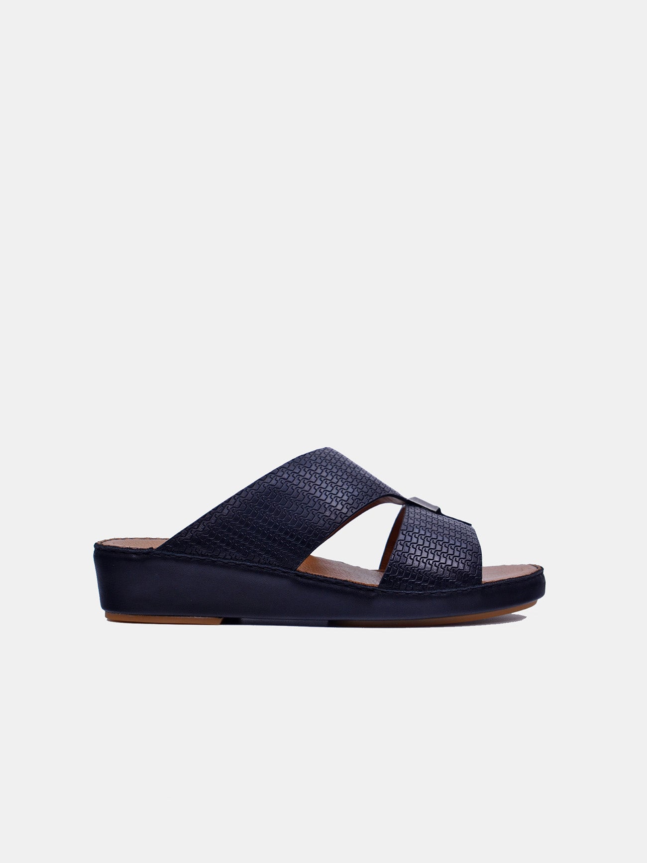 Barjeel Uno BSP1-54 Boys Arabic Sandals #color_Black