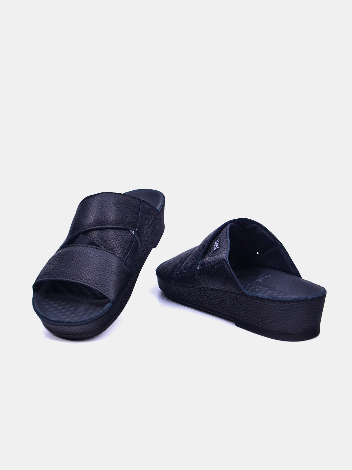 Vital 74003S Men's Slider Sandals #color_Black