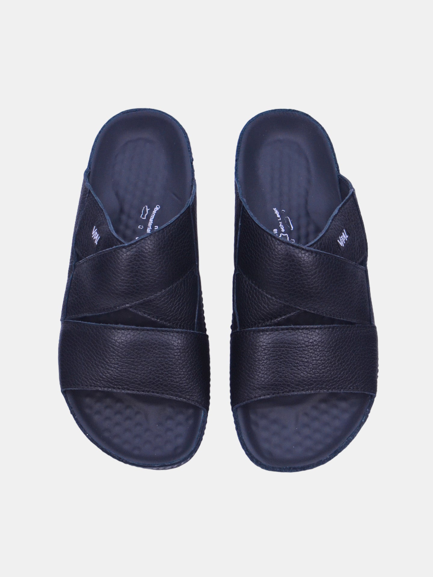 Vital 74003S Men's Slider Sandals #color_Black