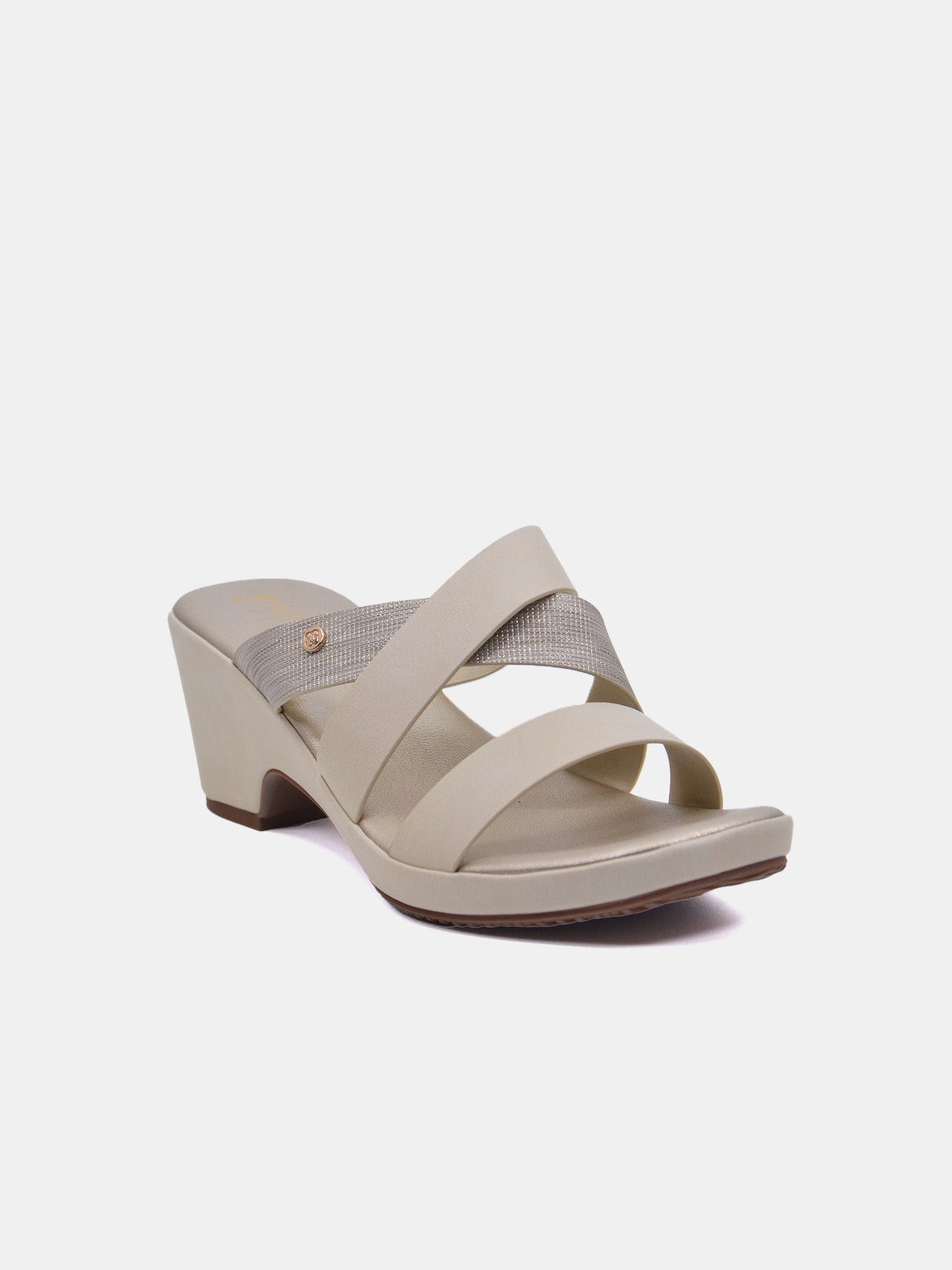Michelle Morgan 114RJ217 Women's Heeled Sandals #color_Gold