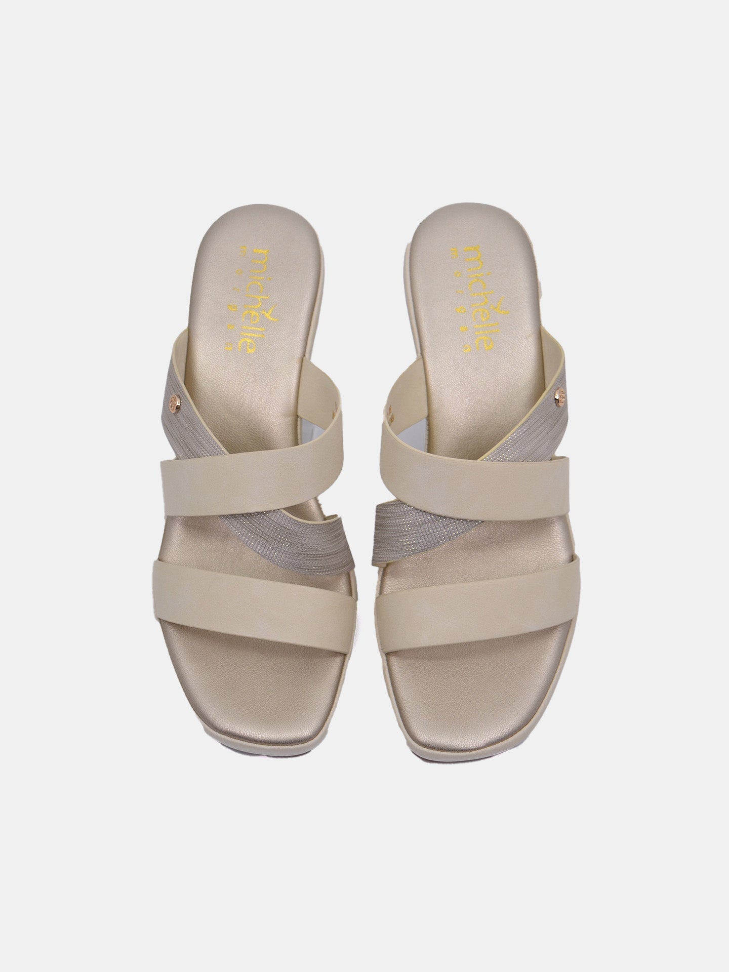 Michelle Morgan 114RJ217 Women's Heeled Sandals #color_Gold