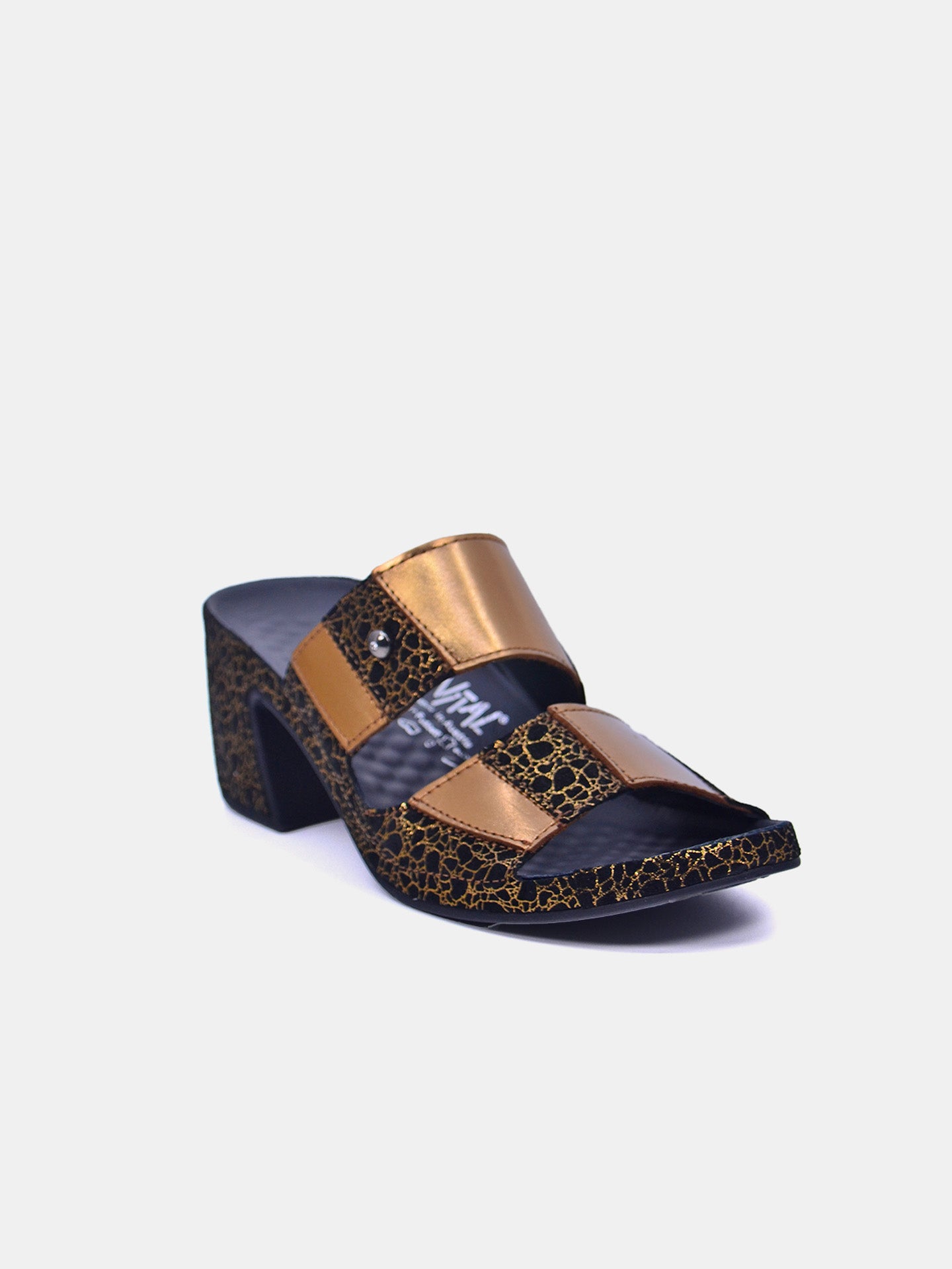 Vital 82006AS Women's Heeled Sandals #color_Gold
