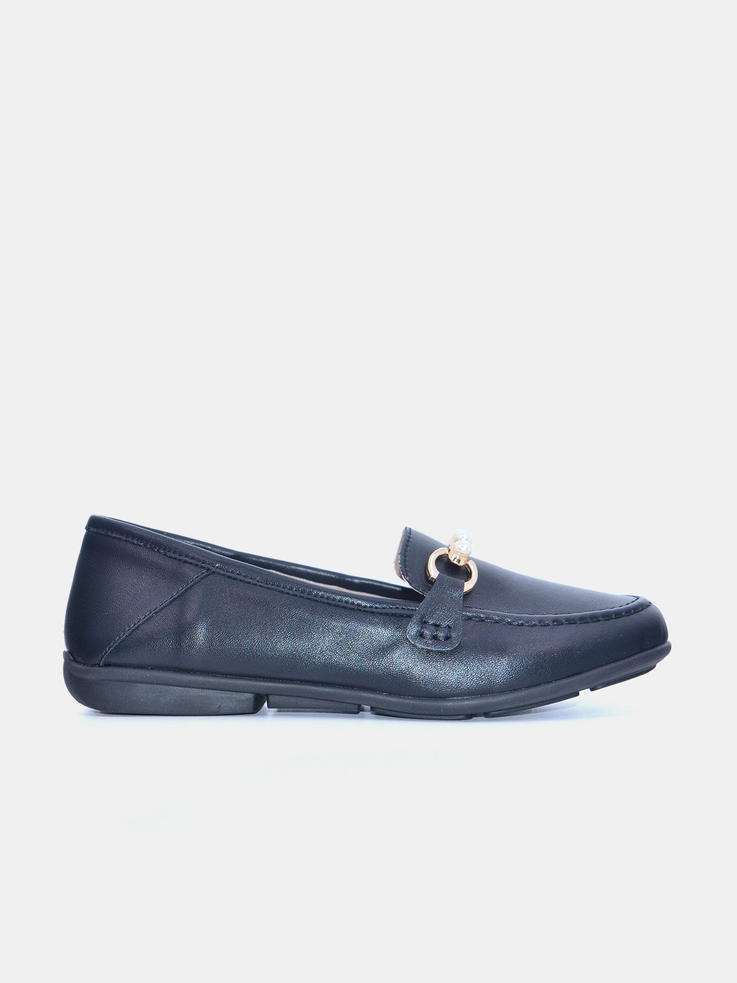 Michelle Morgan 219RC606 Women's Flat Sandals #color_Black