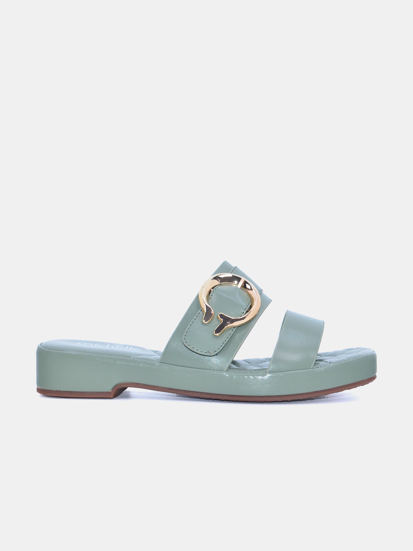 Michelle Morgan 114RJ934 Women's Sandals #color_Green
