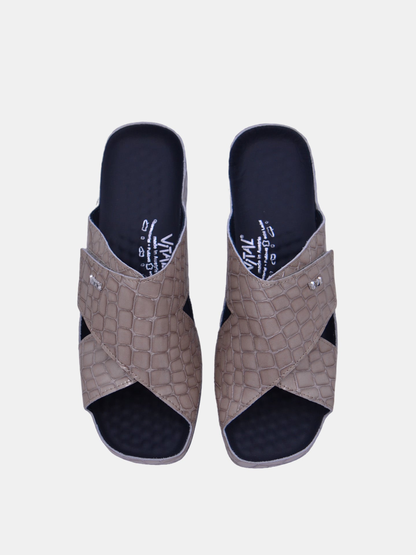 Vital 08060 Women's Slider Sandals #color_Taupe