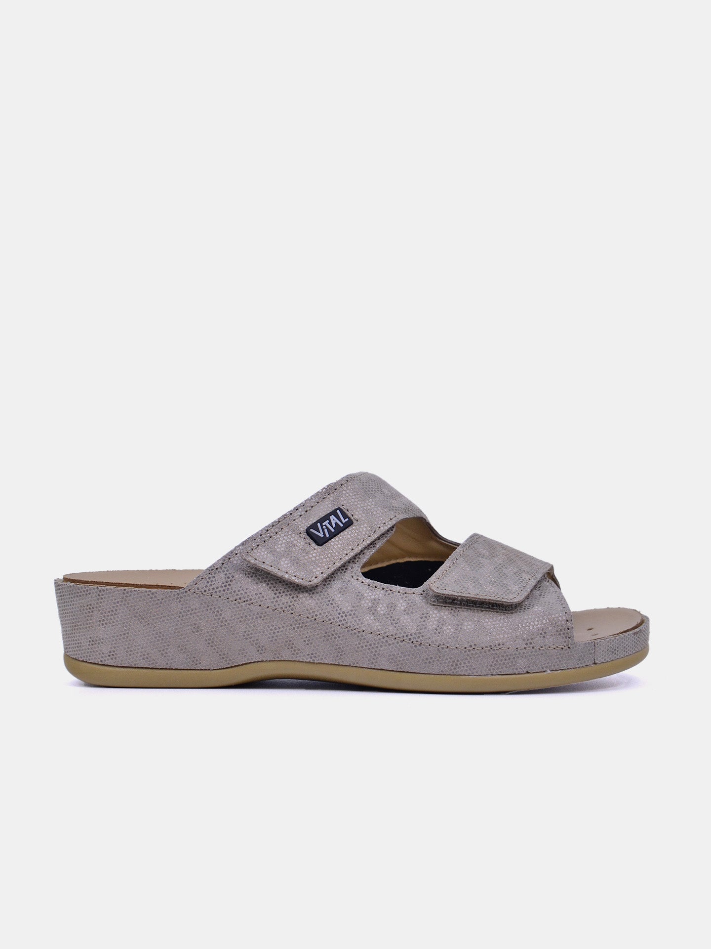 Vital 0625MAS Women's Slider Sandals #color_Taupe