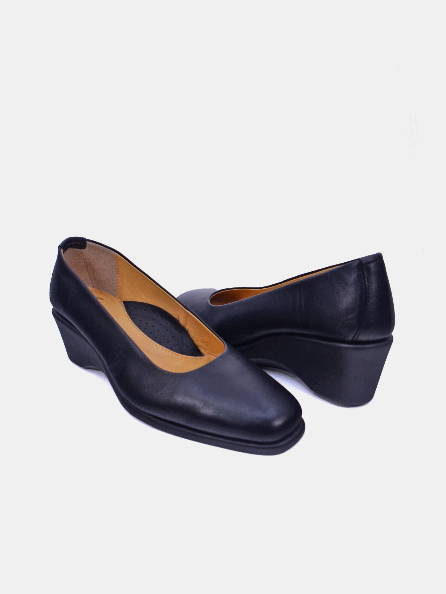 DFC Relax E-6100 Women's Wedge Shoes #color_Black