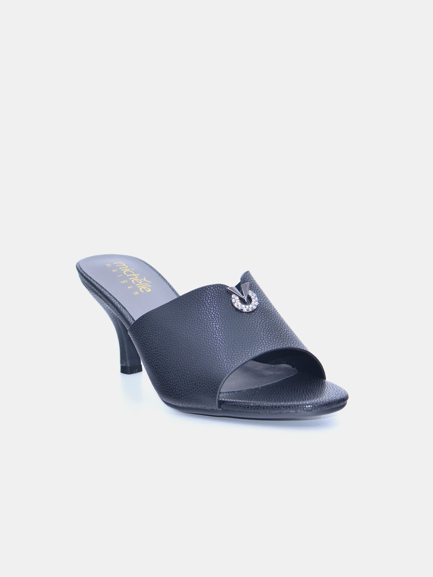 Michelle Morgan 213RC001 Women's Heeled Sandals #color_Black
