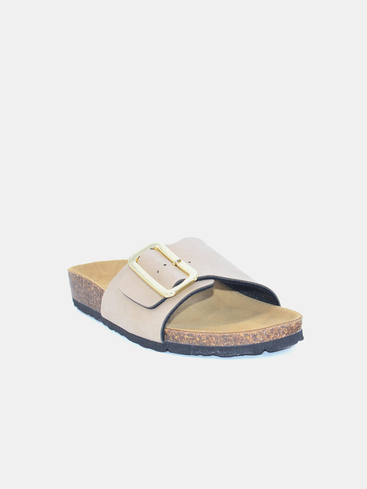 Biochic Women's Madrid Broad Strap Sandals #color_Beige