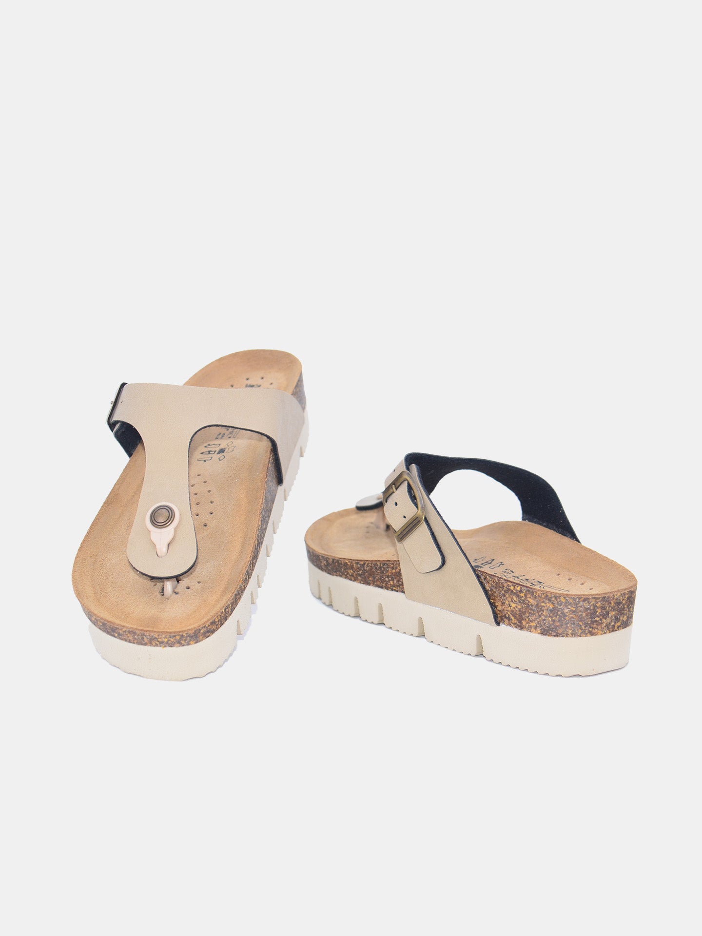 Biochic Women's Gizeh Sandals #color_Beige