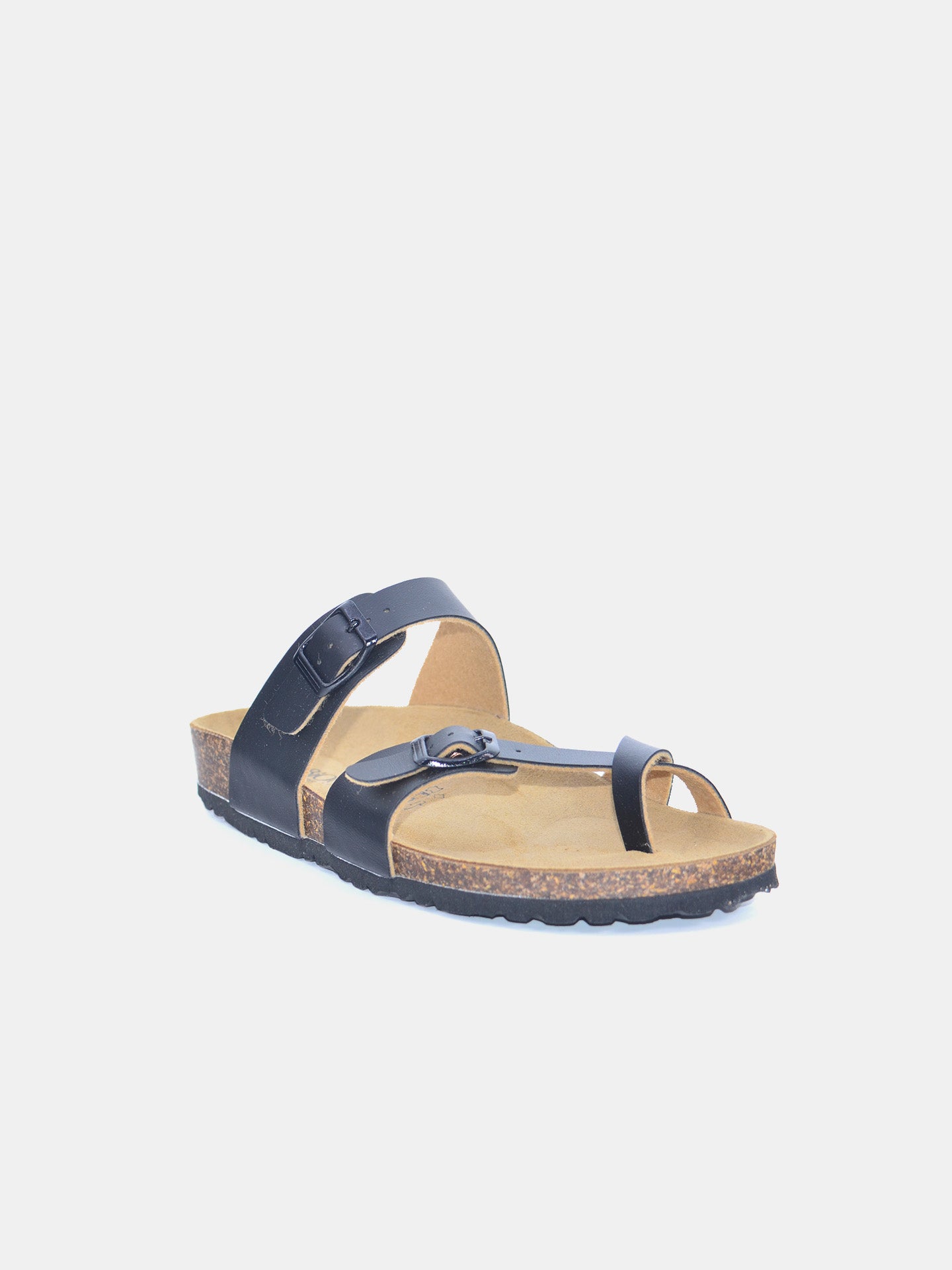 Biochic Men's Toe Type Sandals #color_Black