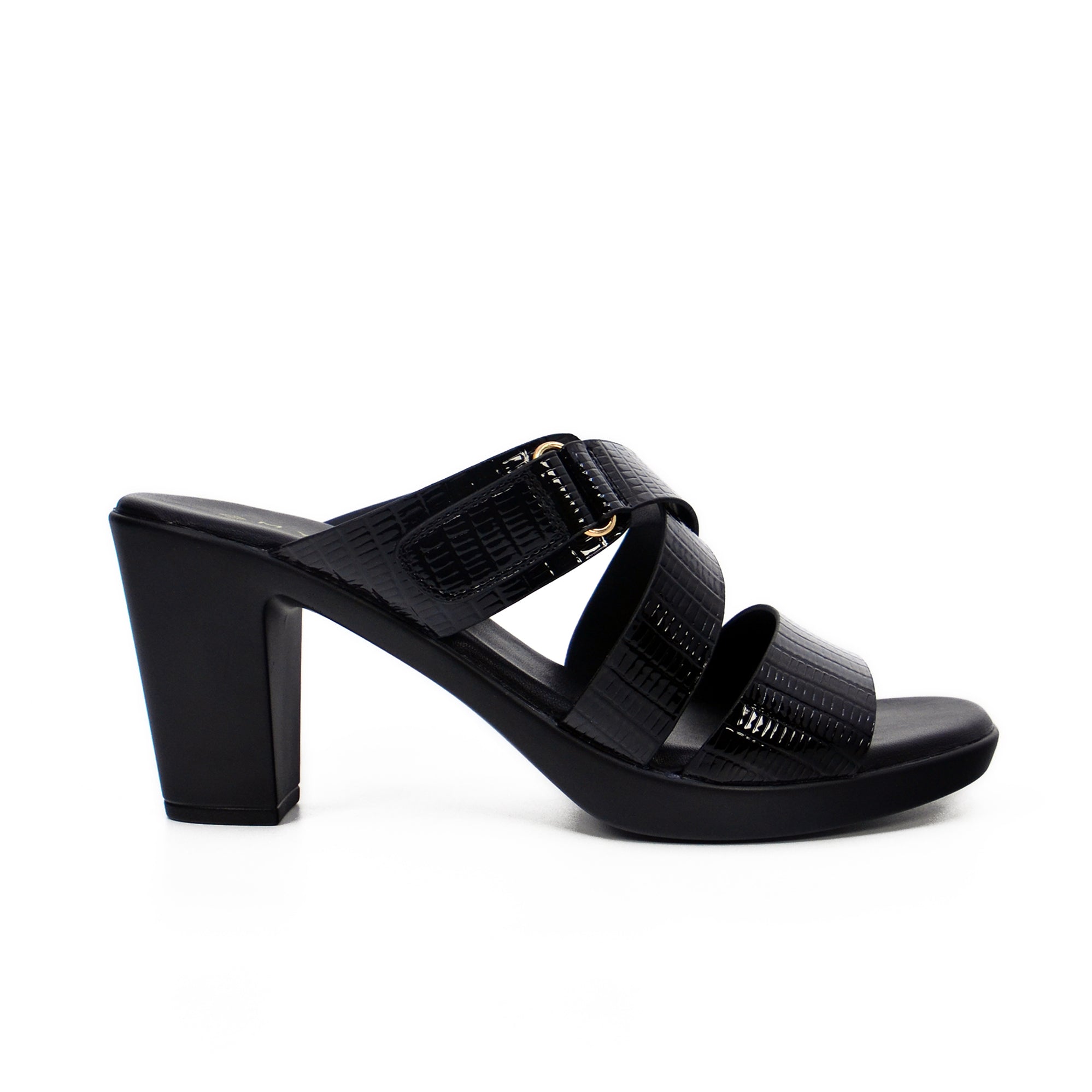 Mynaal 18F9817-51 Women's Block Heel Sandal #color_Black