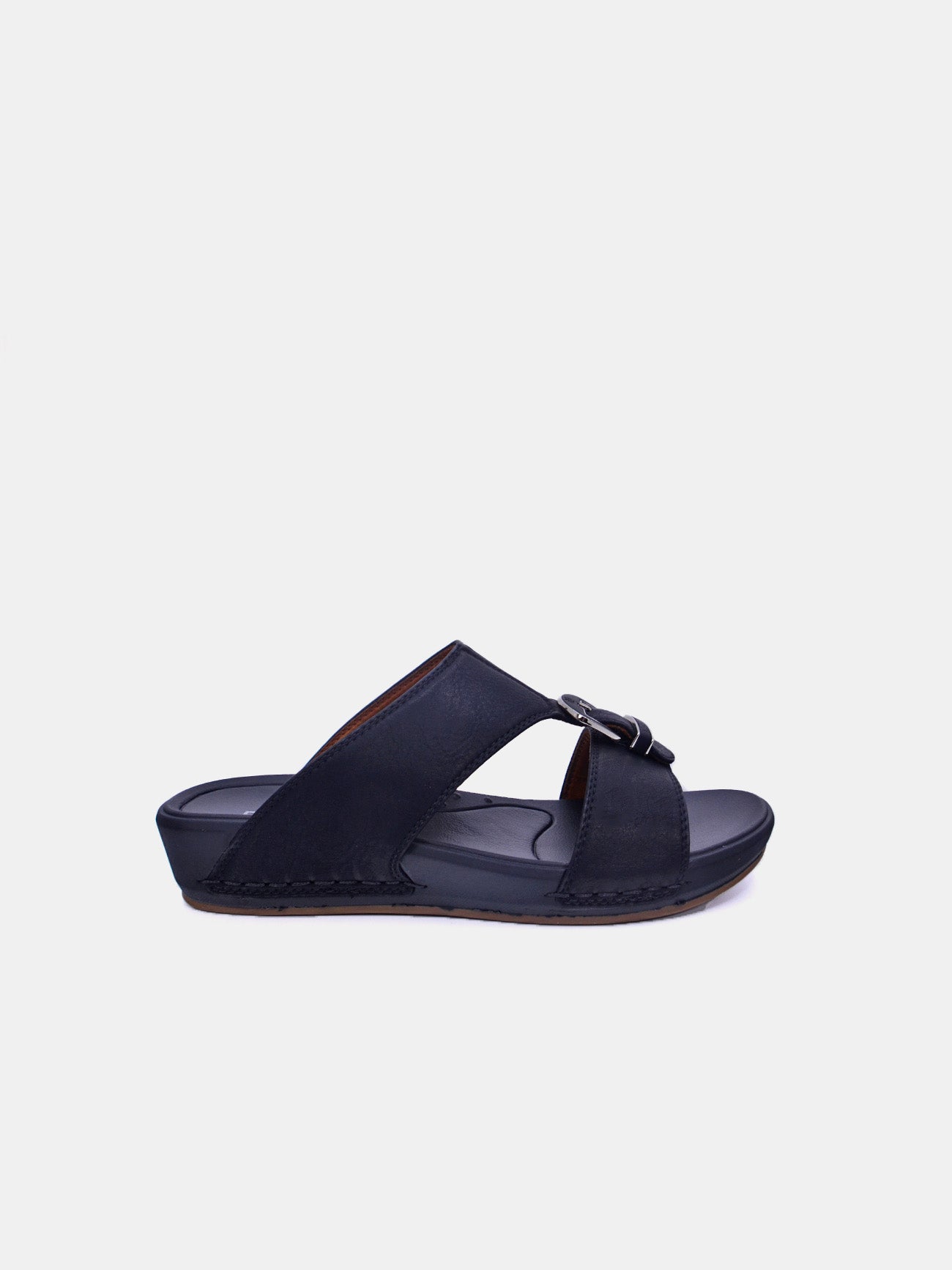Montini 6633B009-1 Boys Arabic Sandals #color_Black