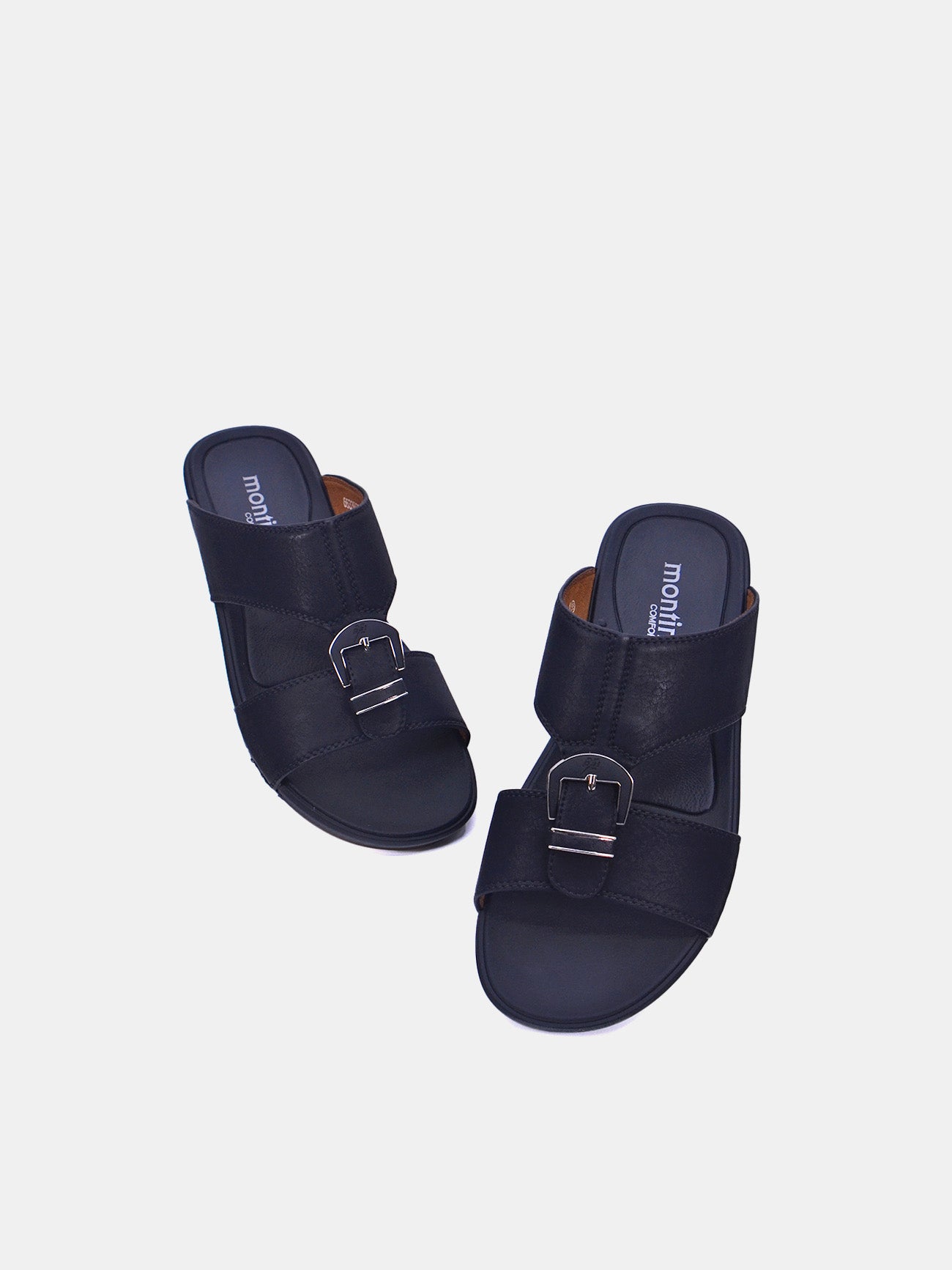 Montini 6633B009-1 Boys Arabic Sandals #color_Black