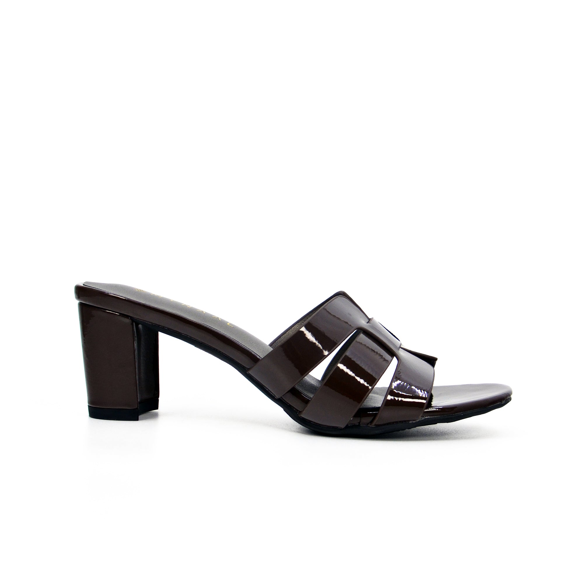 Mynaal 413Rj191 Women's Block Heel Sandal #color_Bronze