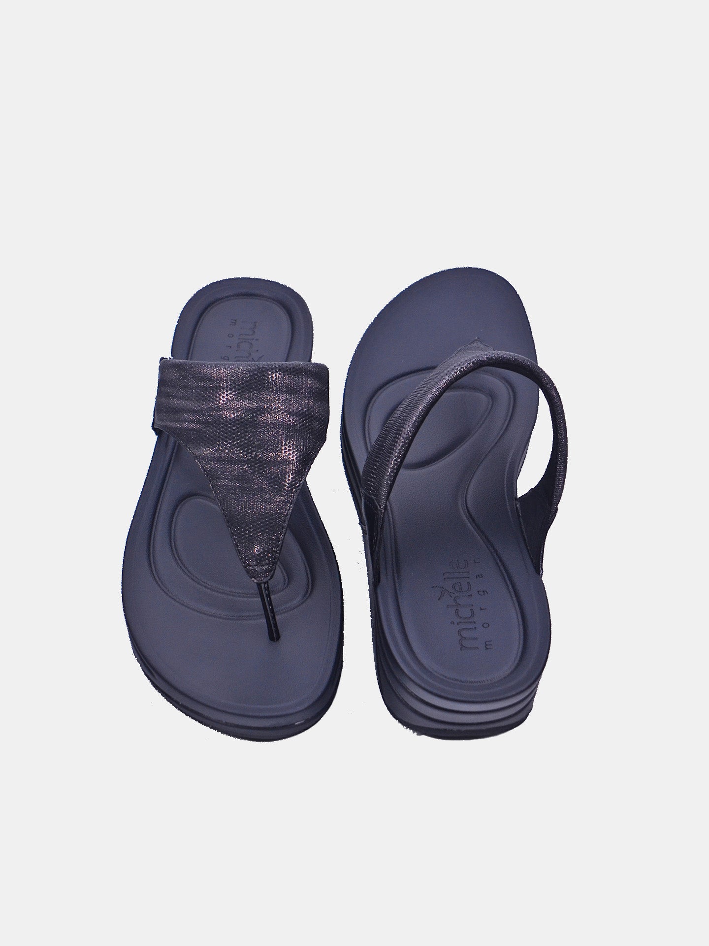 Michelle Morgan 214RJ671 Women's Sandals #color_Black