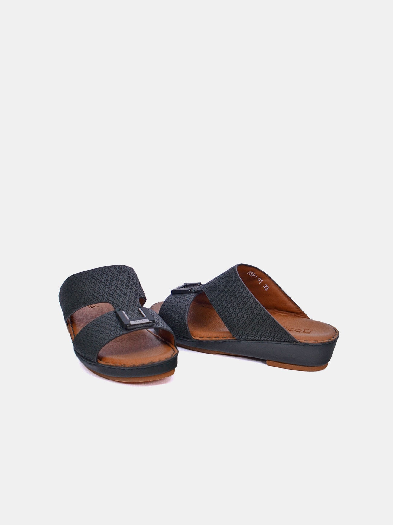 Barjeel Uno BSP1-01 Boys Arabic Sandals #color_Green