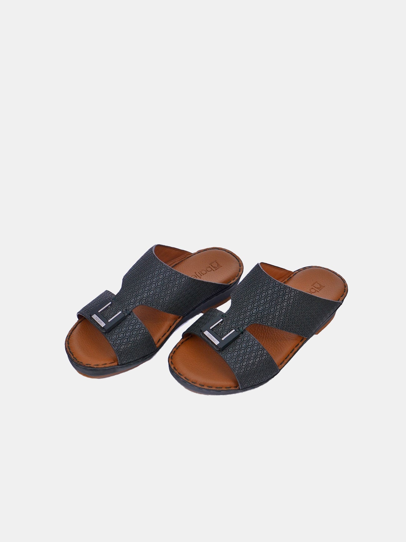 Barjeel Uno BSP1-01 Boys Arabic Sandals #color_Green