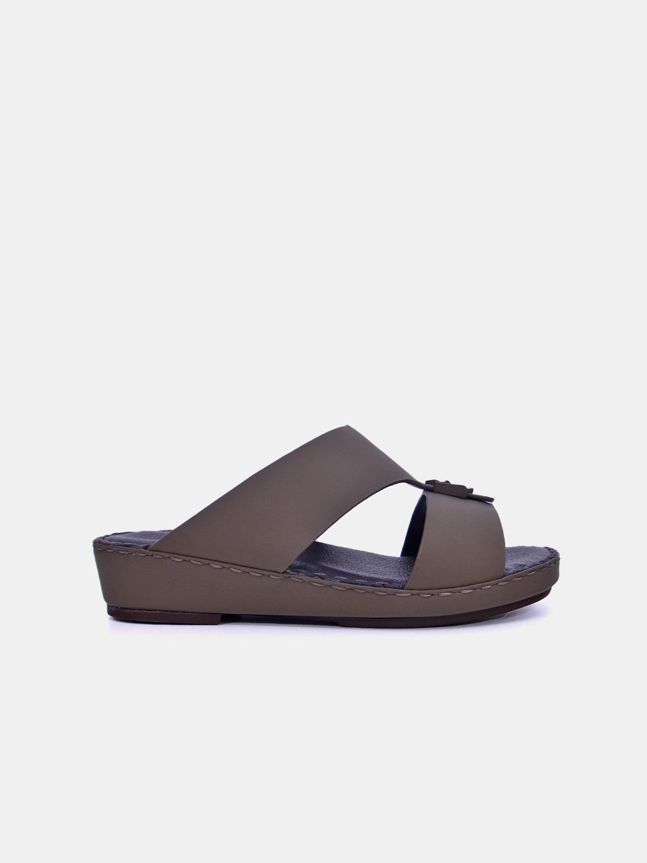 Barjeel Uno Boys Arabic Sandals #color_Brown