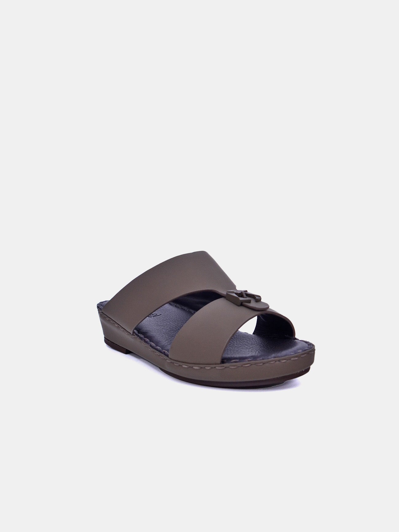 Barjeel Uno Boys Arabic Sandals #color_Brown