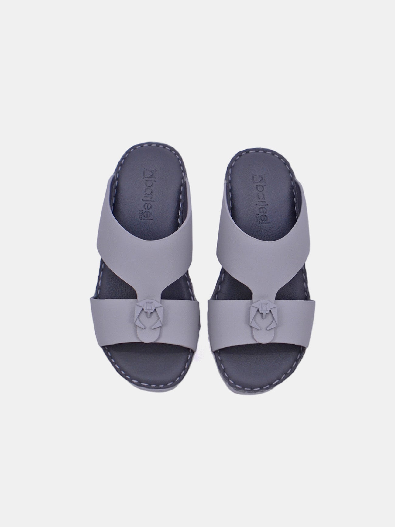 Barjeel Uno Boys Arabic Sandals #color_Gray