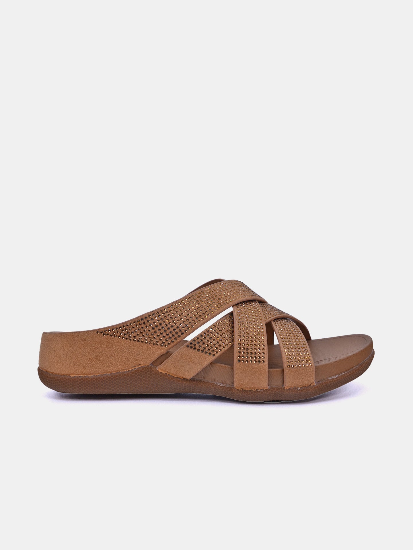 Michelle Morgan 114RC278 Women's Casual Sandals #color_Beige