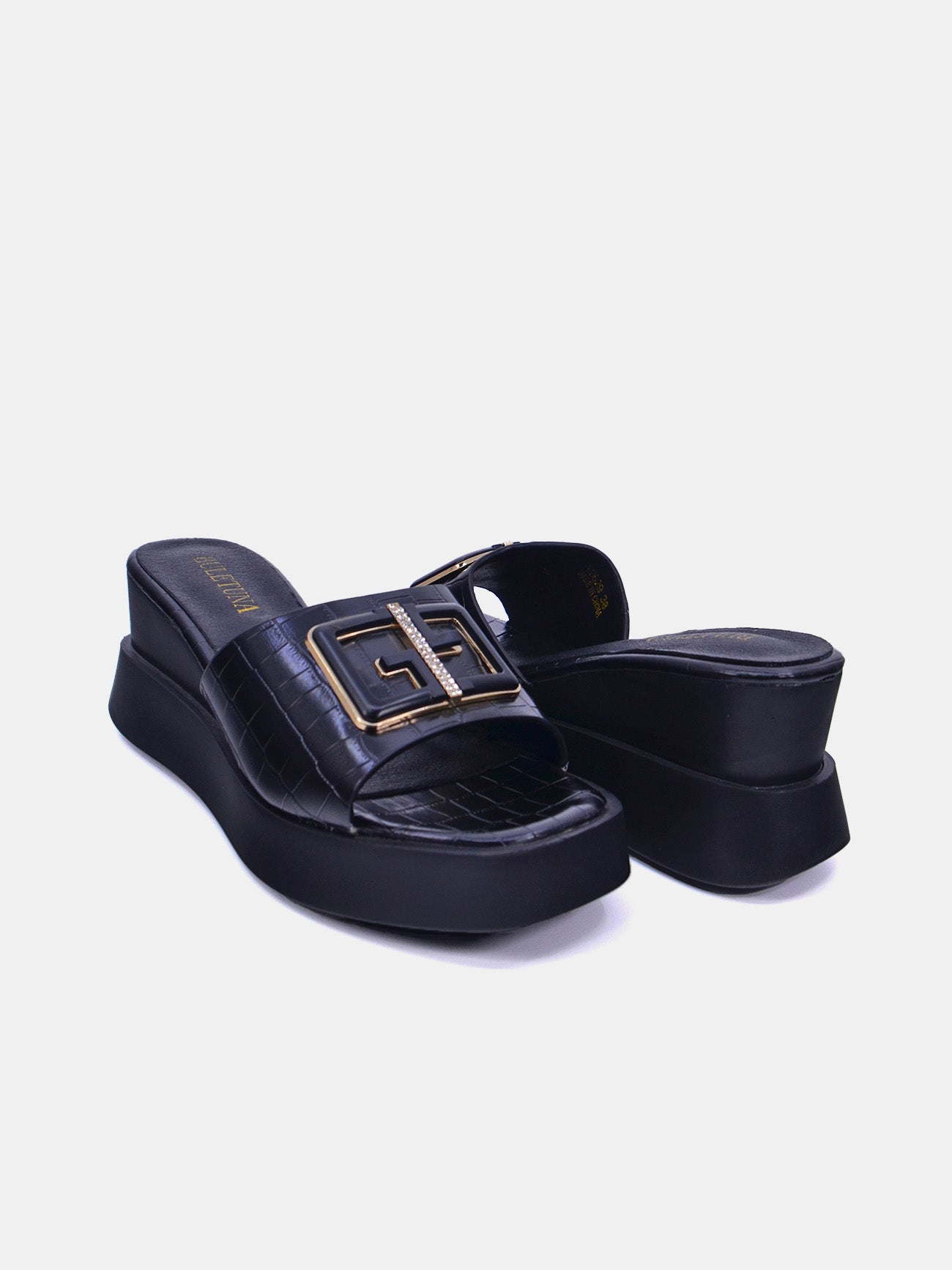 Buletuna YZ629 Women's Sandals #color_Black