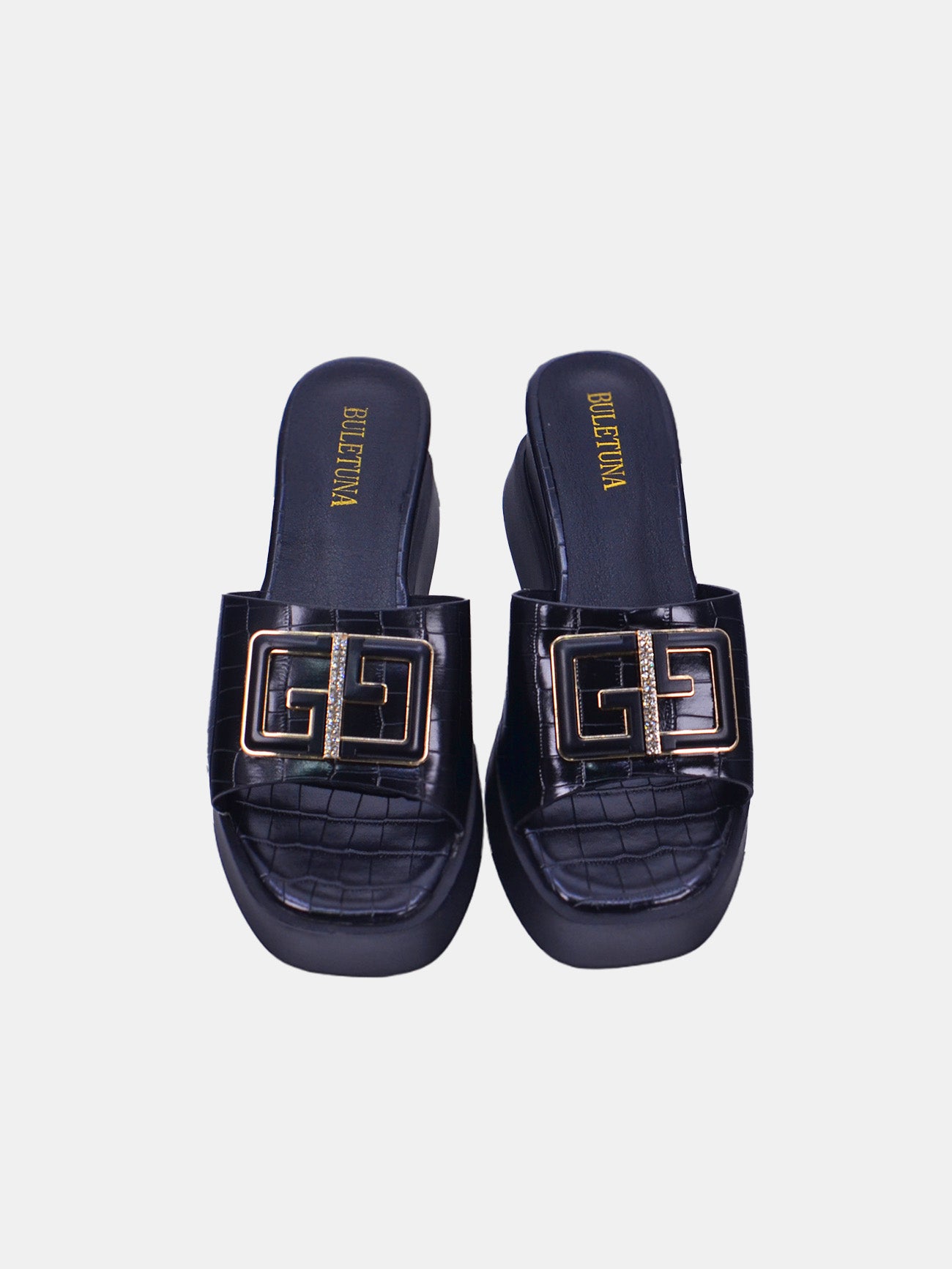 Buletuna YZ629 Women's Sandals #color_Black