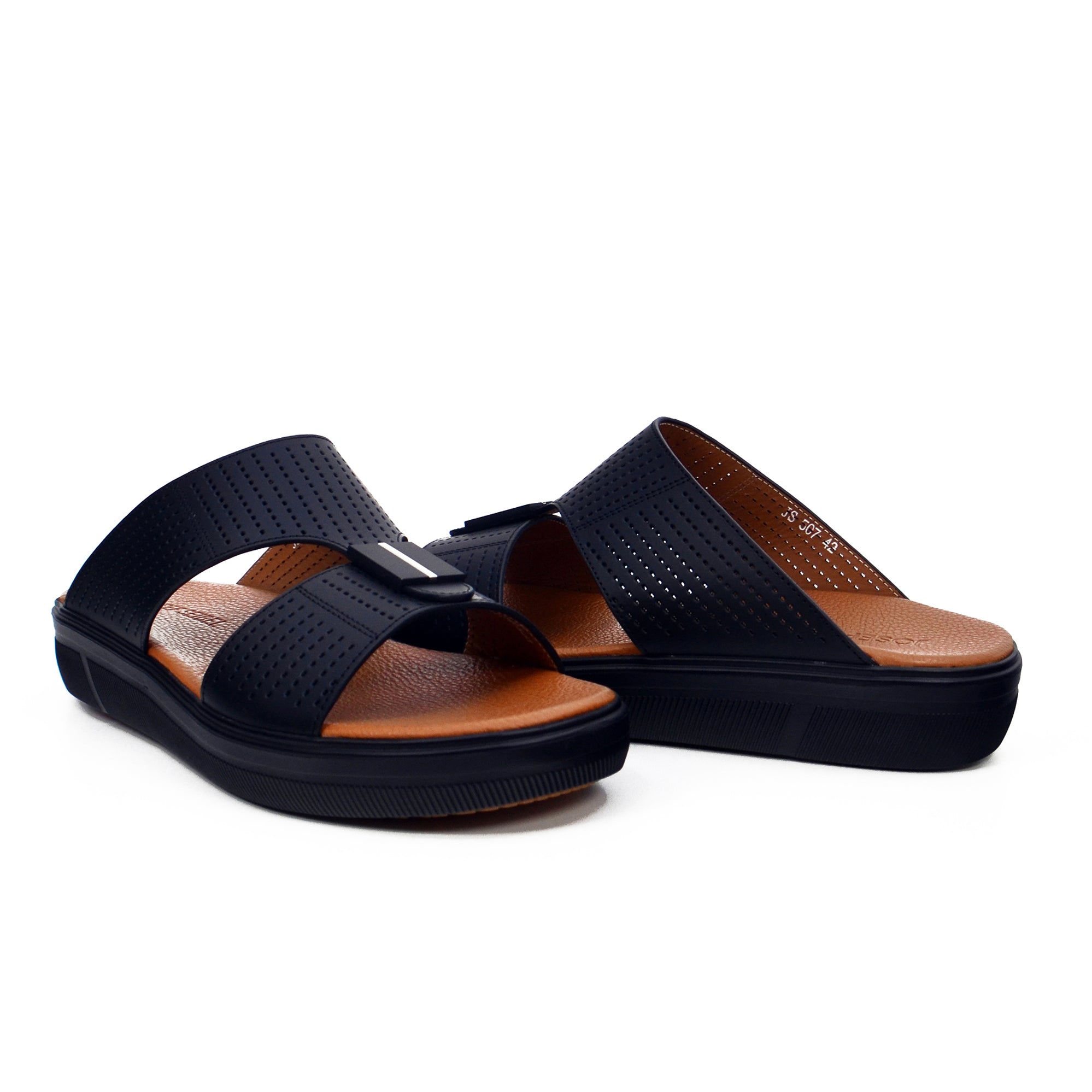 Josef Seibel JS 507 Men's Arabic Sandals #color_Black