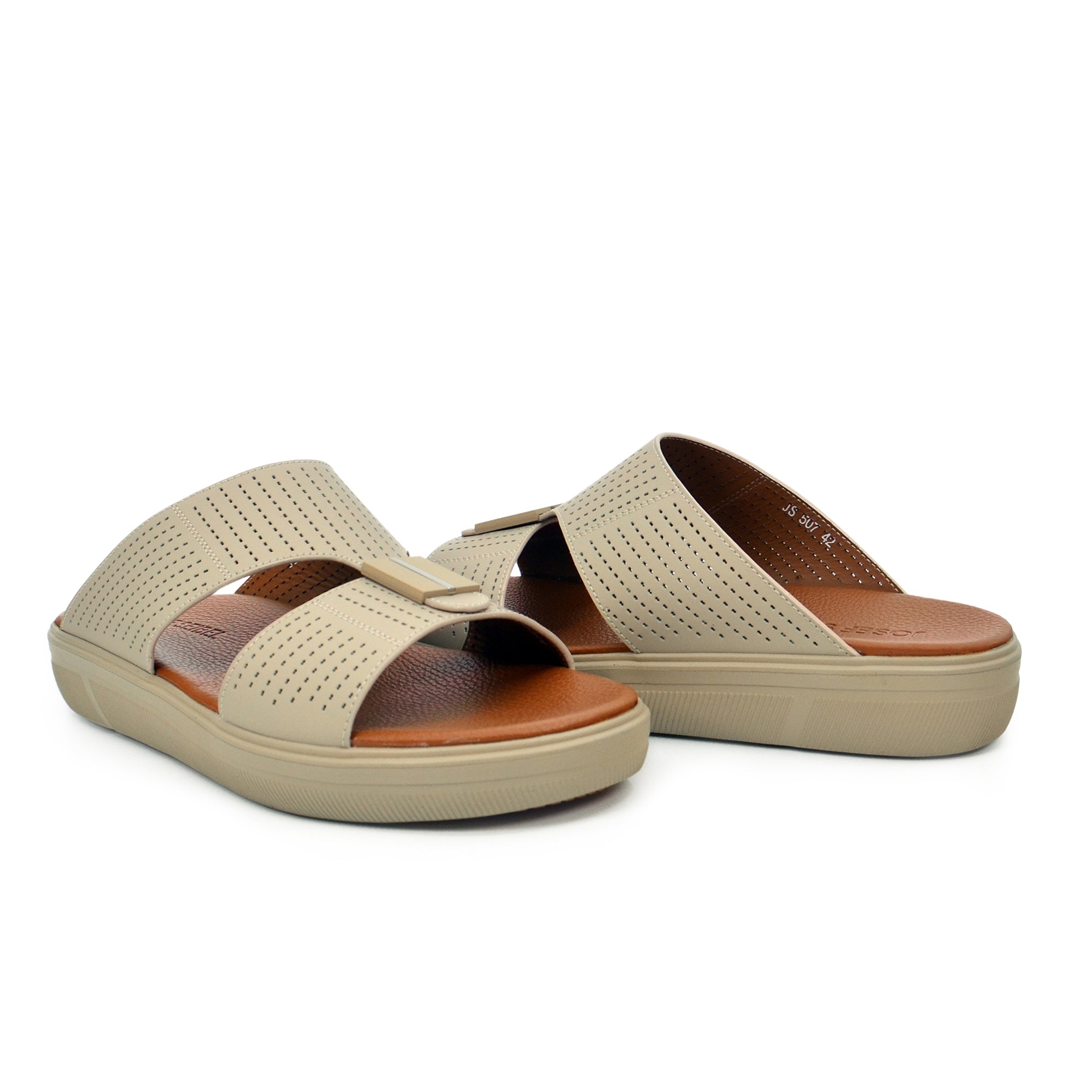Josef Seibel JS 507 Men's Arabic Sandals #color_Beige