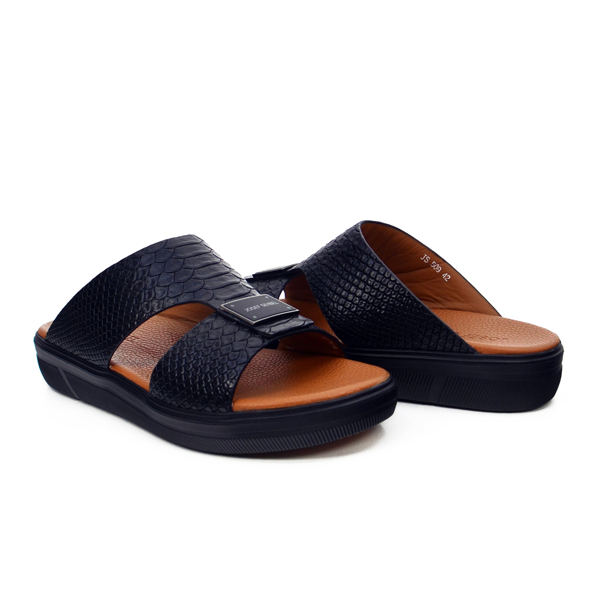 Josef Seibel JS 507 Men's Arabic Sandals #color_Black