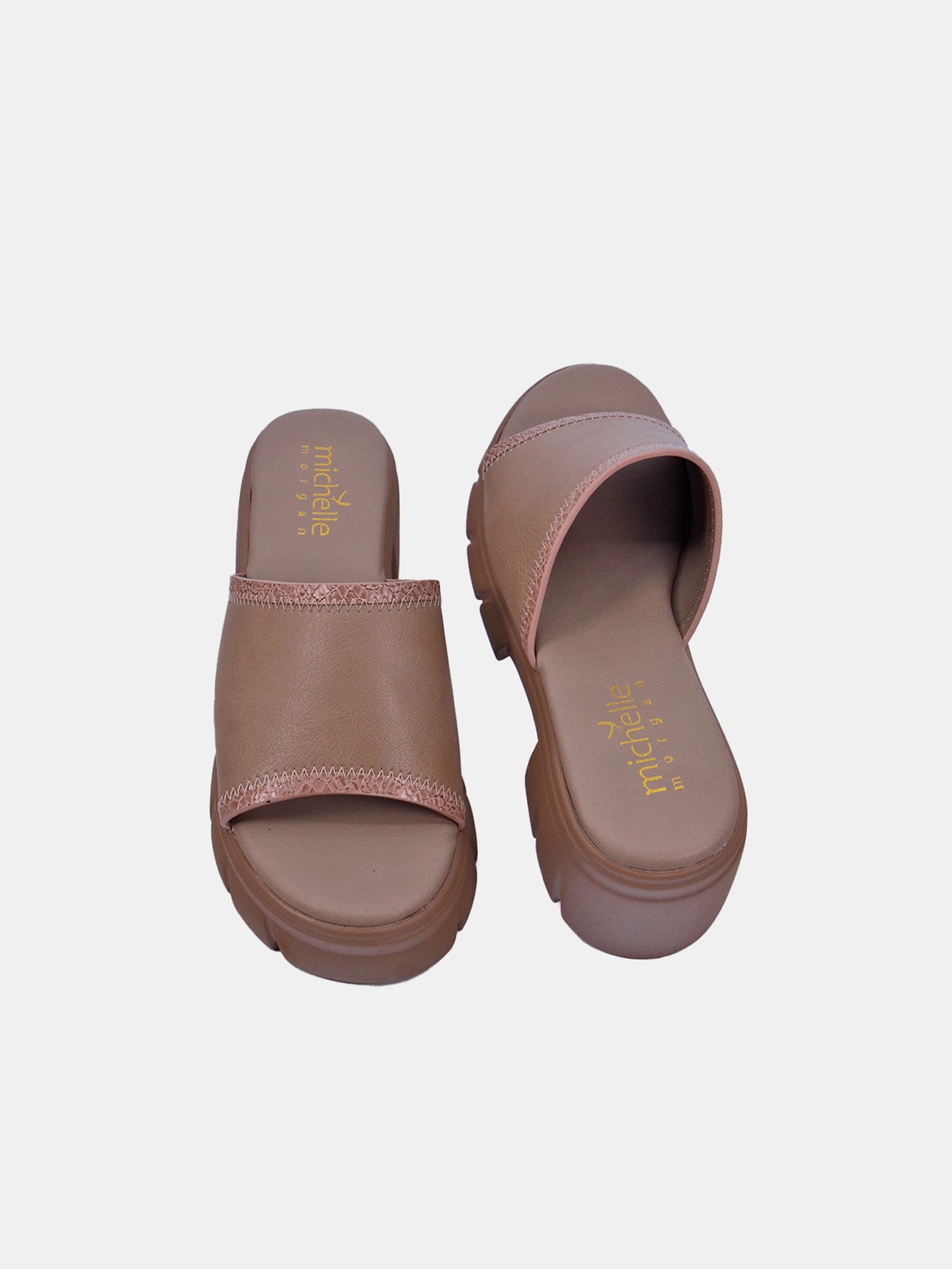 Michelle Morgan 214RJ636 Women's Casual Sandals #color_beige