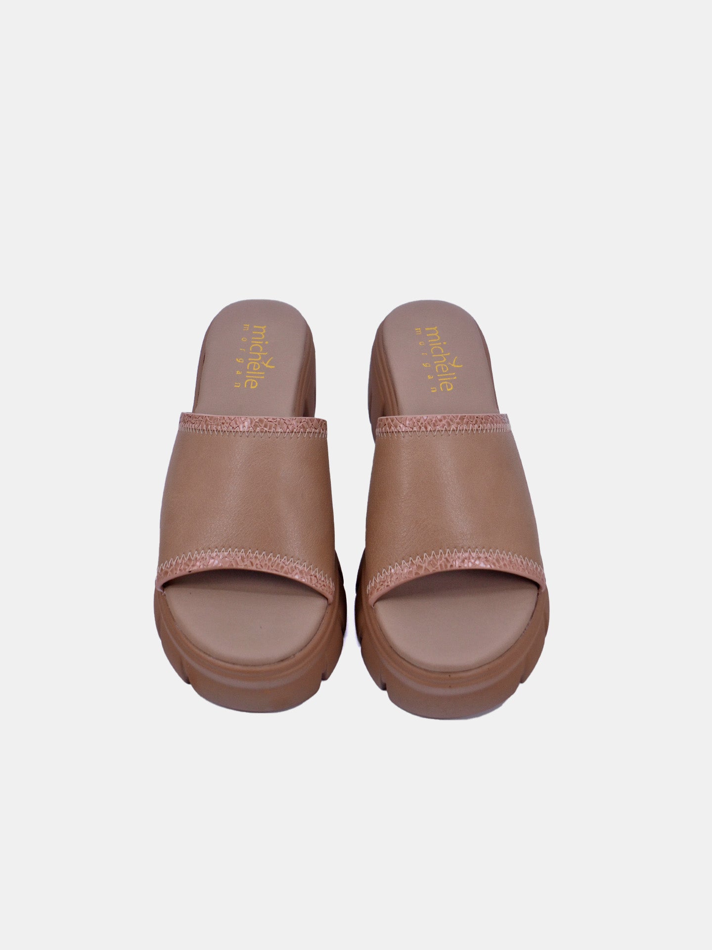 Michelle Morgan 214RJ636 Women's Casual Sandals #color_beige