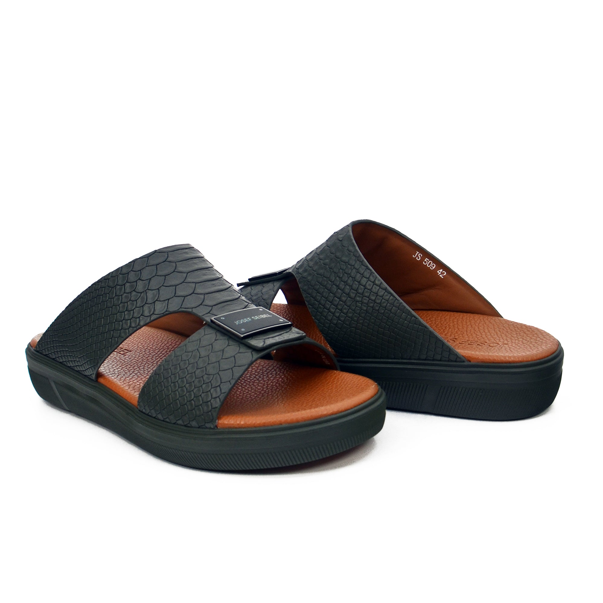 Josef Seibel JS 507 Men's Arabic Sandals #color_Green
