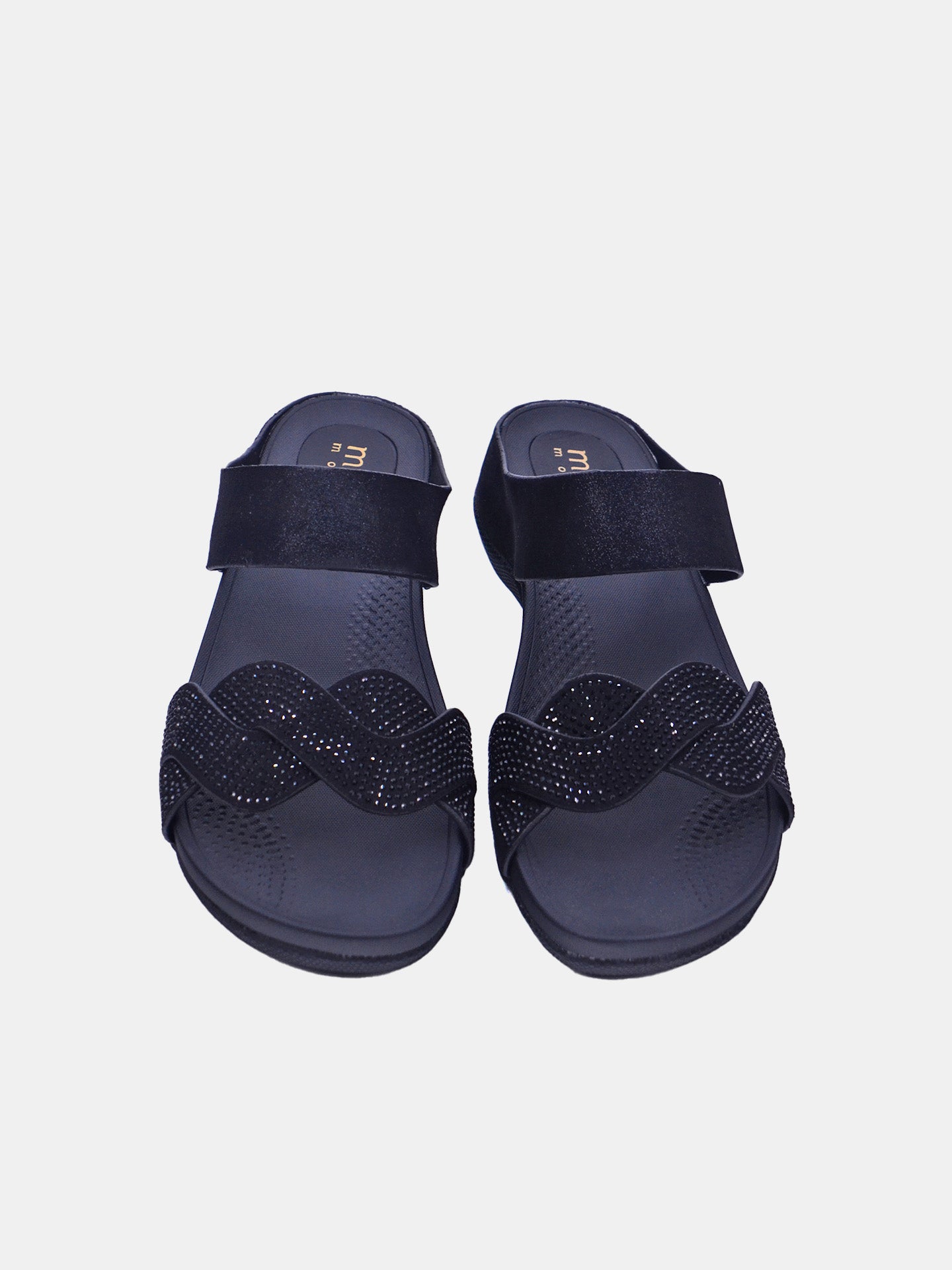 Michelle Morgan 114RC277 Women's Sandals #color_Black