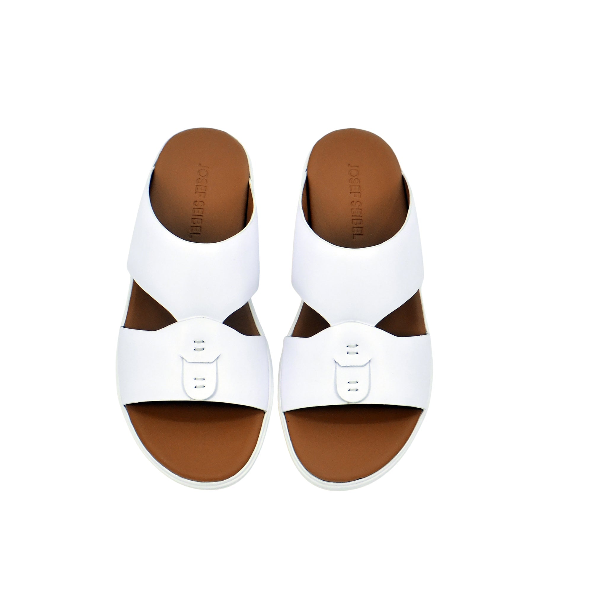 Josef Seibel JS 508 Men's Arabic Sandals #color_White