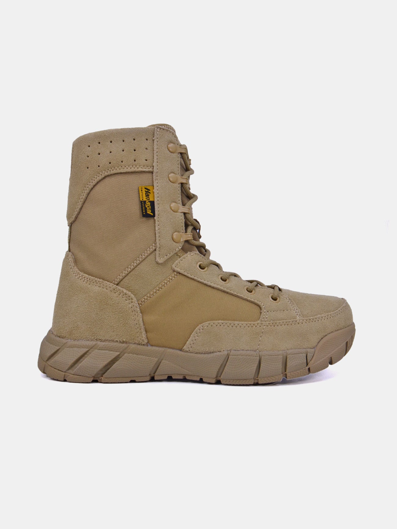 Hanagal AC0058 Men's Military Boots #color_Beige
