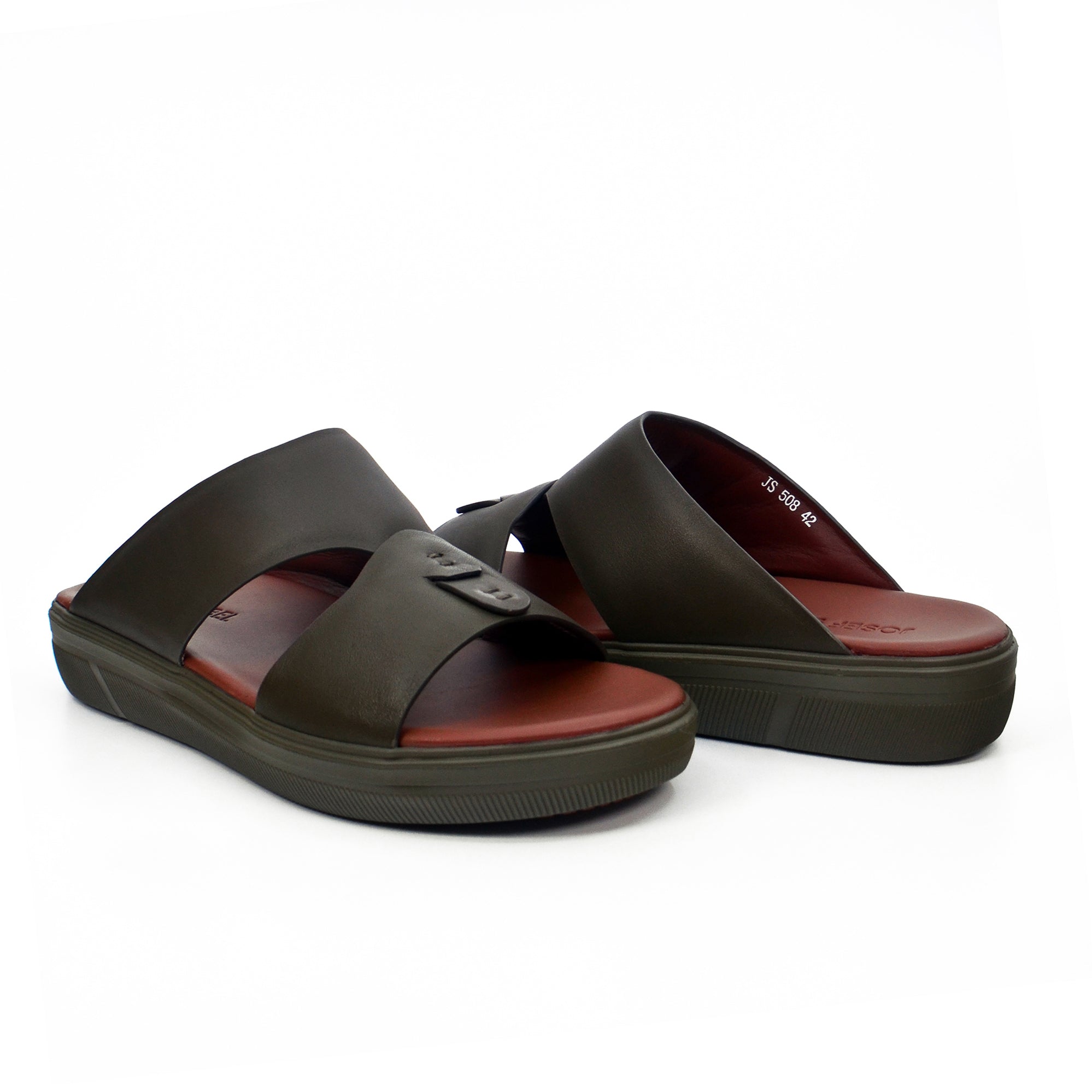 Josef Seibel JS 508 Men's Arabic Sandals #color_Green