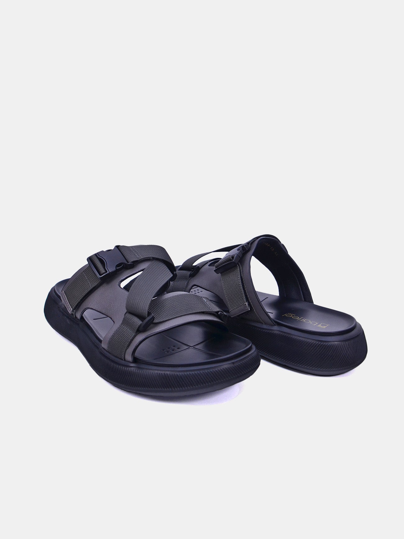 Barjeel Uno 9182-13 Men's Sandals #color_Gray