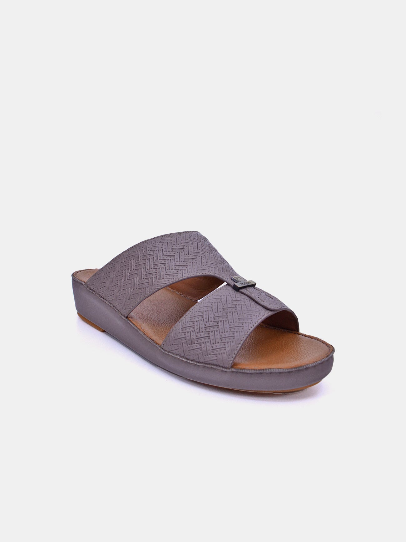 Barjeel Uno BSP1-61 Men's Arabic Sandals #color_gray