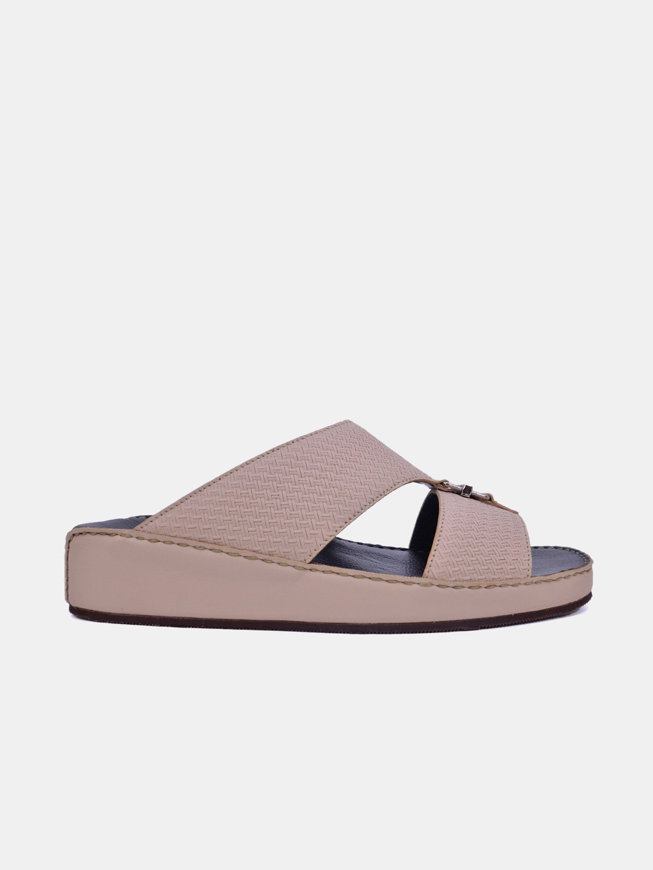 Flamingo F-2032 Men's Arabic Sandals #color_Beige