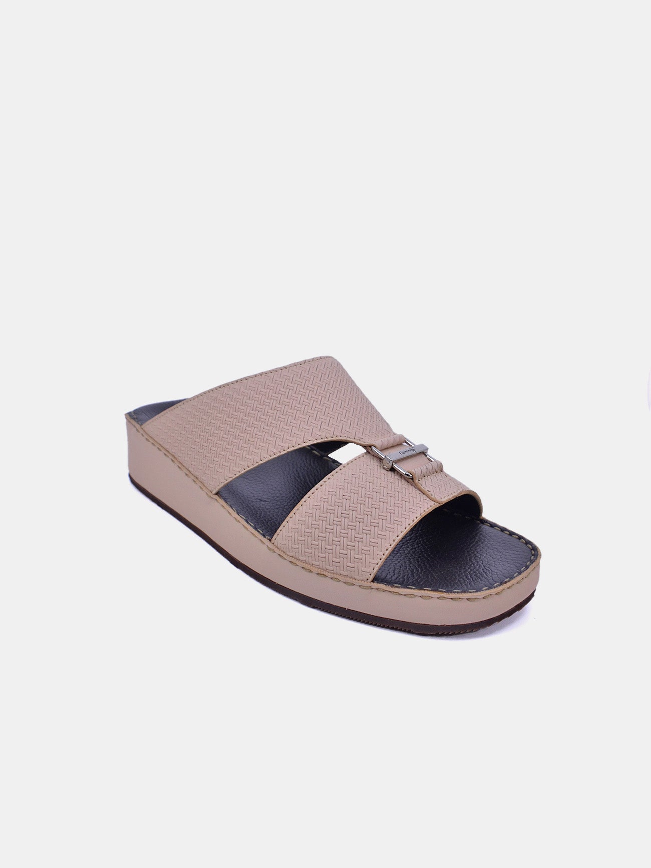 Flamingo F-2032 Men's Arabic Sandals #color_Beige