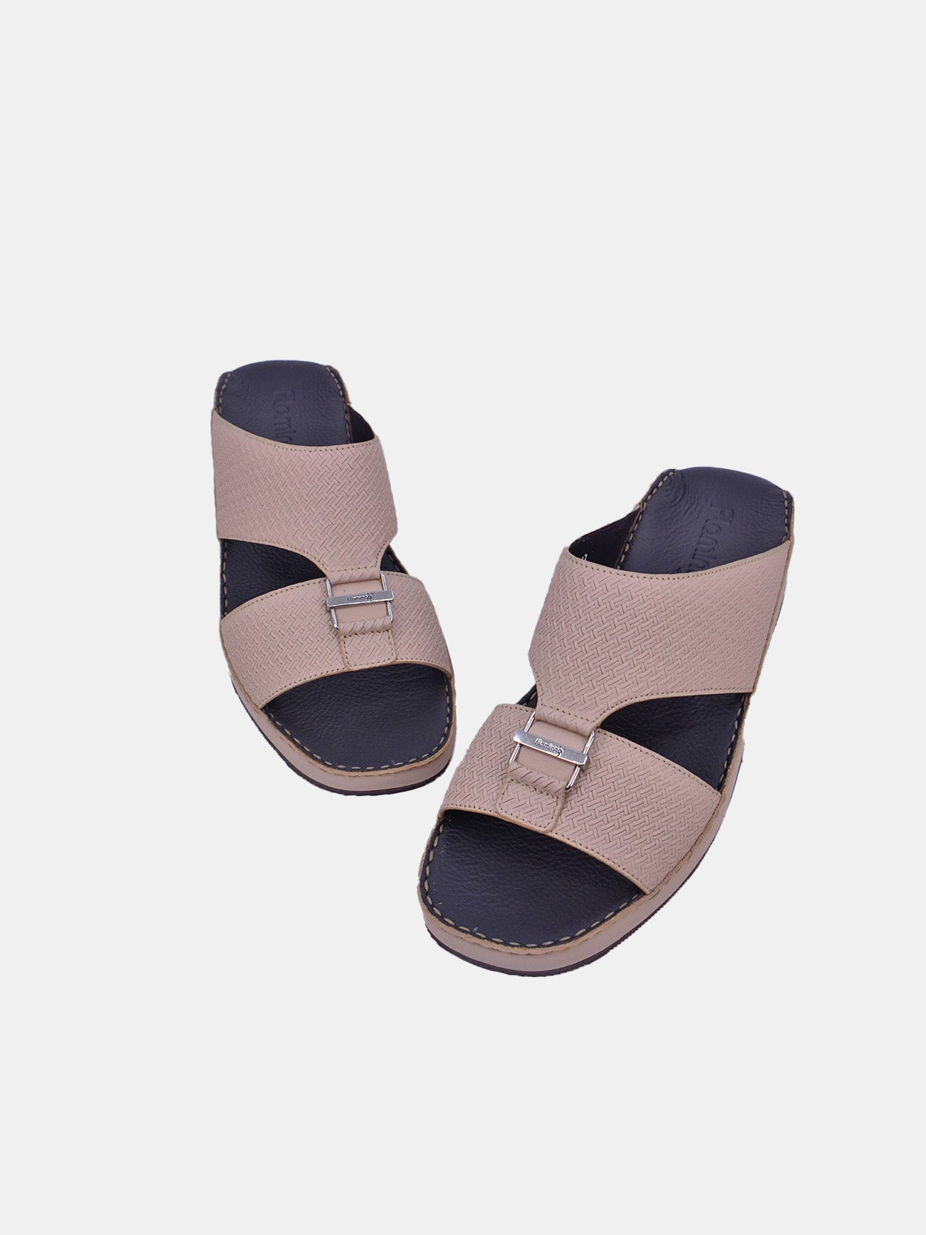 Flamingo F-2032 Men's Arabic Sandals #color_Beige